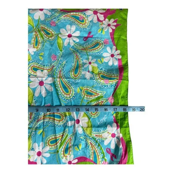 Lily Pulitzer Breast Cancer Awareness Scarf - Picture 6 of 7
